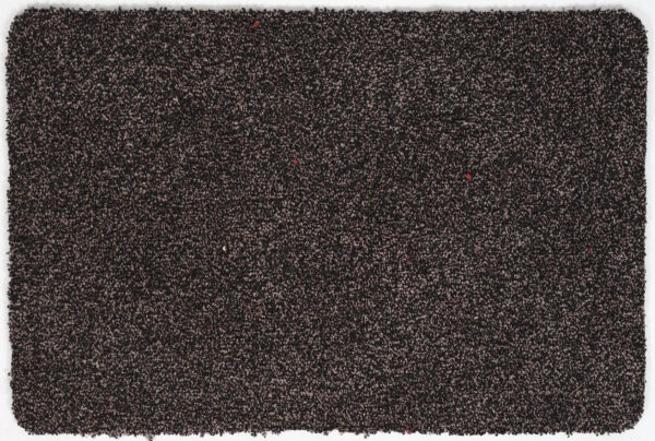Tapis de séchage en microfibre taupe, sans bordure