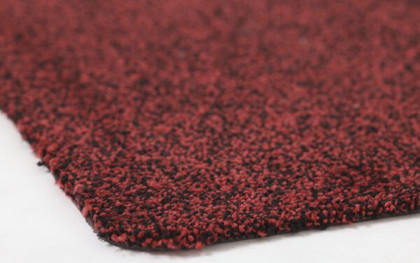 Droogloopmat microfiber rood, zonder boord - Afbeelding 4