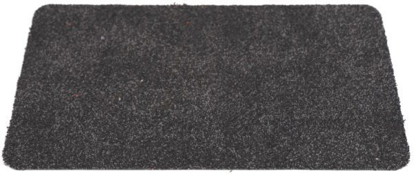 Droogloopmat microfiber zwart, zonder boord - Afbeelding 2