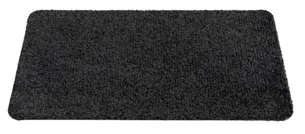 Droogloopmat kleur antraciet katoen/polyester – Image 2