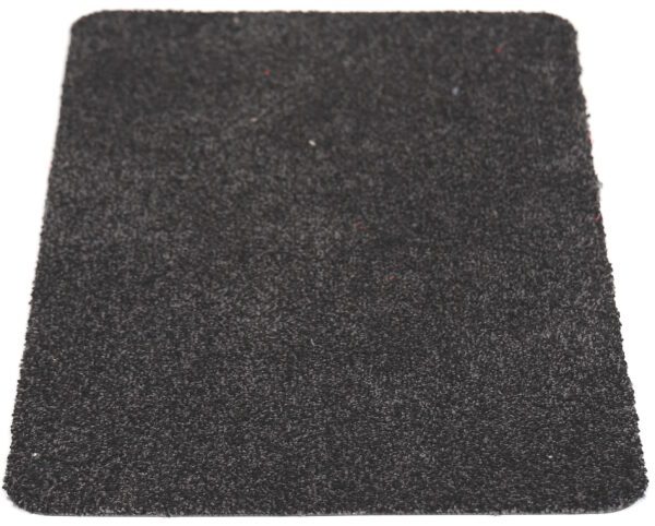 Droogloopmat microfiber zwart, zonder boord - Afbeelding 3