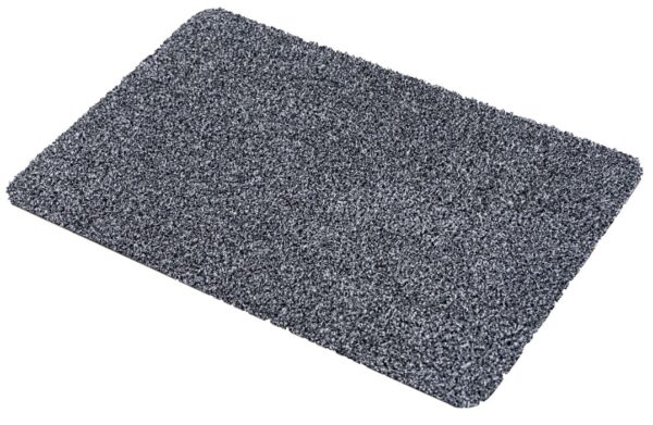 Droogloopmat grijs katoen/polyester – Image 3