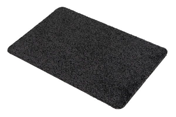Droogloopmat kleur antraciet katoen/polyester – Image 3