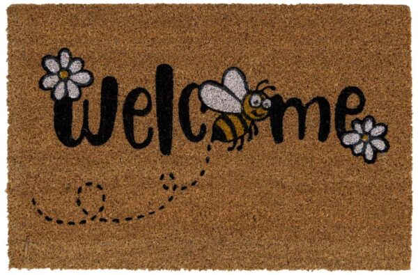 Ecologische kokosmat welcome, bij