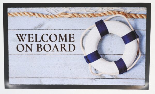 Deurmat Welcome on board