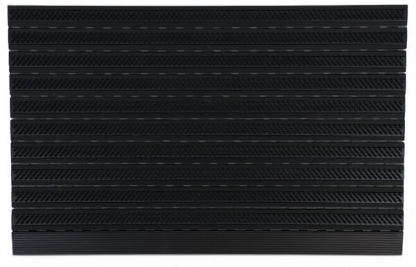 Zwarte borstelmat