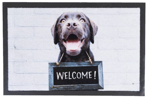 Deurmat Welcome hond