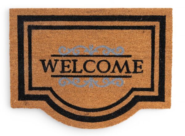 Ecologische kokosmat in speciale vorm met Welcome