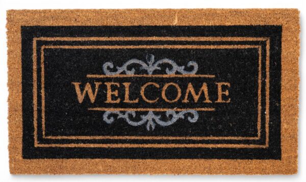 Ecologische kokosmat, klassiek design, Welcome