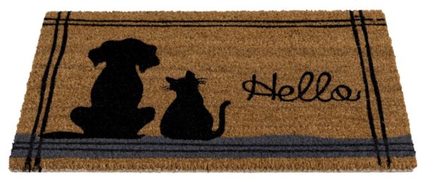 Ecologische kokosmat Hello, kat en hond - Afbeelding 2