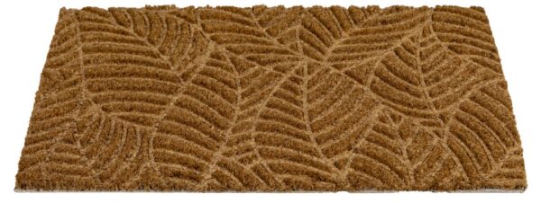 Ecologische kokosmat met reliëfdessin bladeren - Afbeelding 2