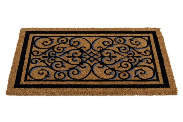Ecologische kokosmat met krullendesign - Afbeelding 2