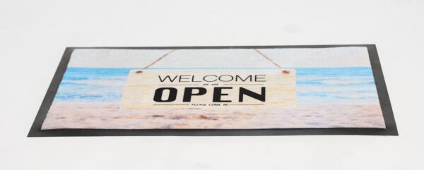 Deurmat Welcome, we are open - Afbeelding 2