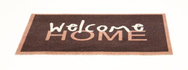 Deurmat Welcome Home, bruin/zwart - Afbeelding 2