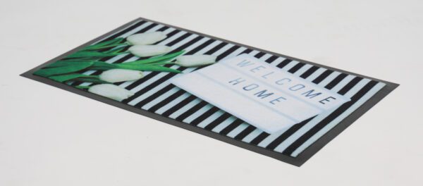 Deurmat Welcome home, tulpen - Afbeelding 3