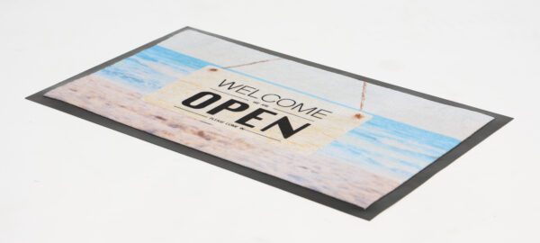 Deurmat Welcome, we are open - Afbeelding 3