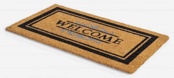 Ecologische kokosmat met klassiek welcome design - Afbeelding 3