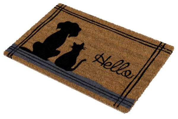 Ecologische kokosmat Hello, kat en hond - Afbeelding 3