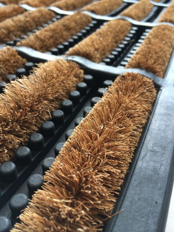 Schrapende borstelmat naturel - Afbeelding 5