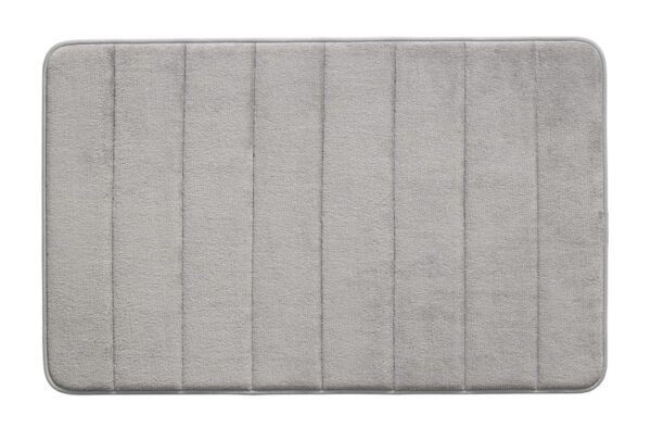 Badmat memoryfoam grijs lijnen