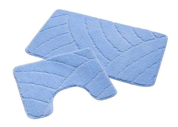 Badmat set klassiek blauw