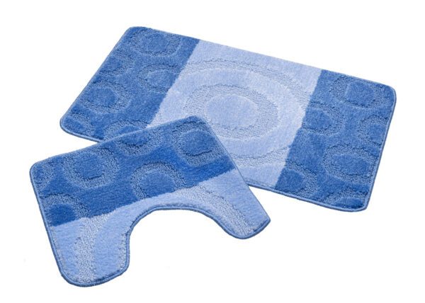 Badmat set blauwtinten
