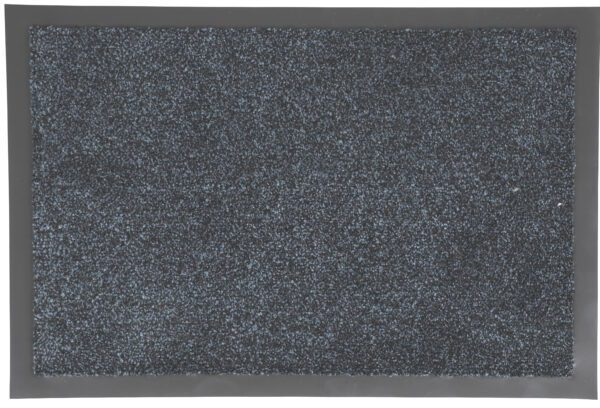 Droogloopmat microfiber blauw