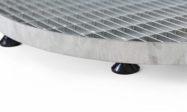 Metalen schraapmat, halfrond - Afbeelding 4
