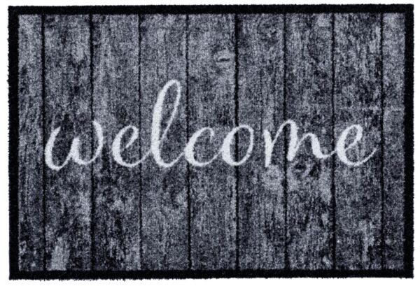 Wasbare schoonloopmat Welcome