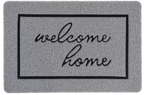 Spaghettimat met reliëfprint Welcome Home