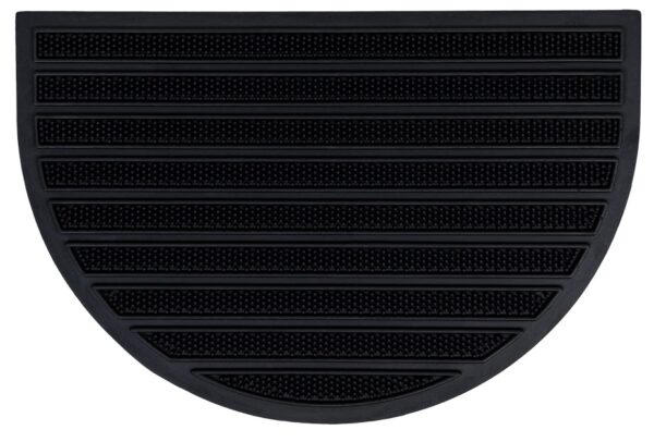 Rubberen pin schraapmat, halfrond