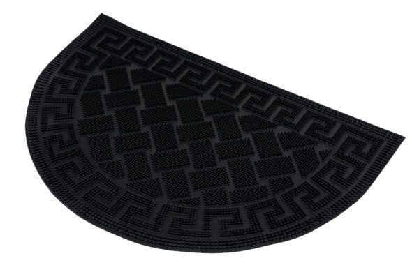Rubberen pin deurmat, halfrond, decoratief dessin - Afbeelding 3