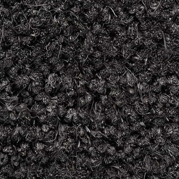 Kokosmat antraciet op maat 17mm