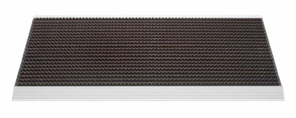Pinceau mat brun/aluminium