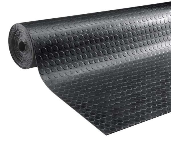 Rubberen loper op maat met noppen, 3mm