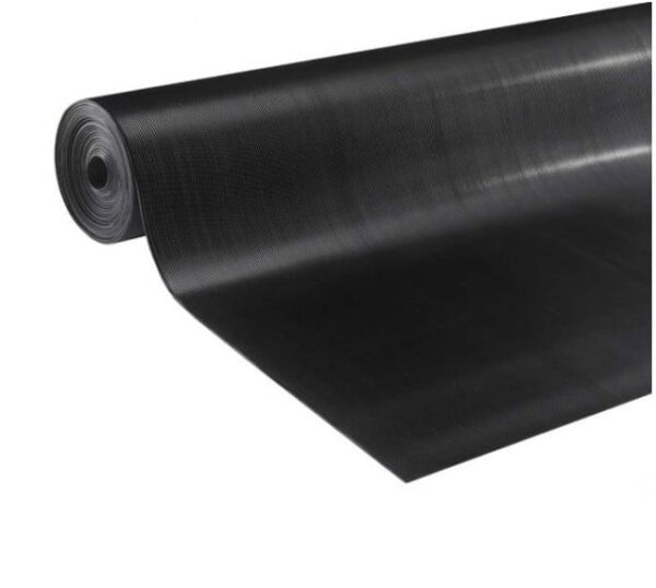 Rubberen loper op maat met fijne rib, 3mm